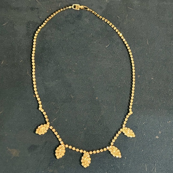 Silver Leaf Pendant Necklace with Dainty Chain - Picture 3 of 8